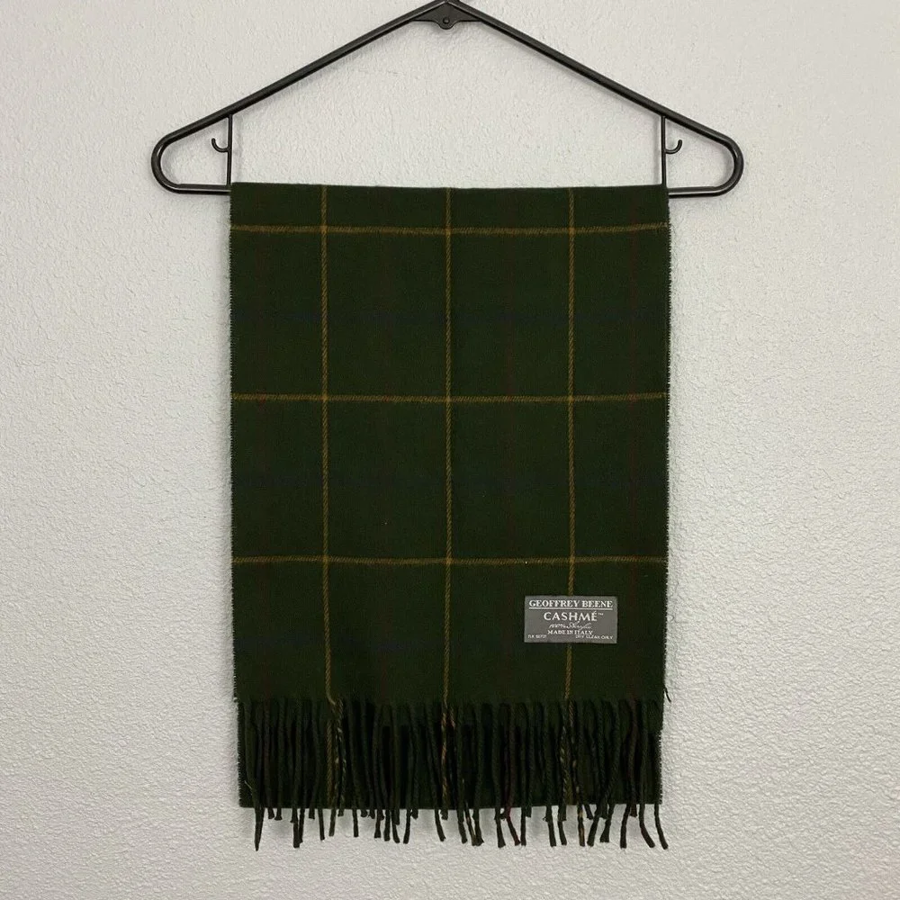 Geoffrey Beene Cashme Men Scarf 100% Acrylic Made in ITALY 72